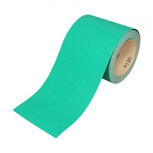 115mm x 10m Sandpaper Roll Green P120 1 EA