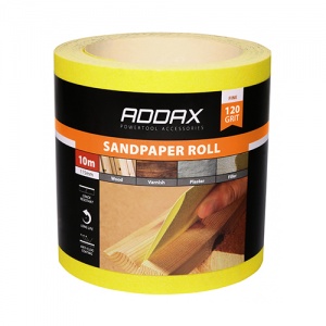 115mm x 10m Sandpaper Roll Yellow P60 1 EA