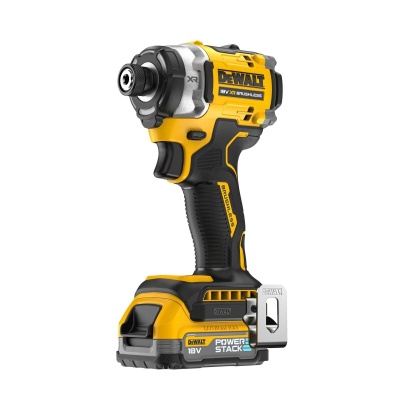 Dewalt 18v Brushless Impact Driver With 2 x 1.7ah Powerstack Batteries