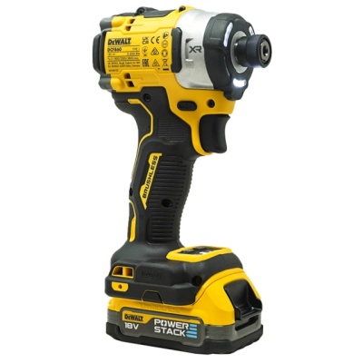 Dewalt 18v Brushless Impact Driver With 2 x 1.7ah Powerstack Batteries