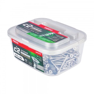 4.0 x 40 C2 Strong-Fix Exterior PZ2 CSK 350 PCS