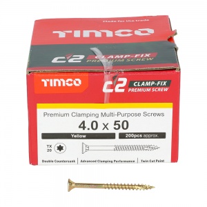 4.0 x 50 C2 Clamp-Fix TX20 CSK ZYP 200 PCS