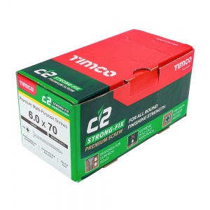 6.0 x 70 C2 Strong-Fix PZ3 CSK ZYP 200 PCS