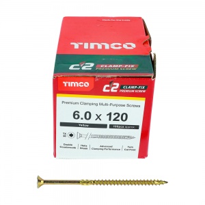 6.0 x 120 C2 Clamp-Fix TX30 CSK ZYP 100 PCS