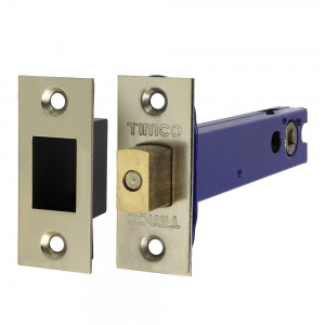 129mm Architectural Tubular Deadbolt - Electro Brass & Satin Nickel Qty Plain Bag 1