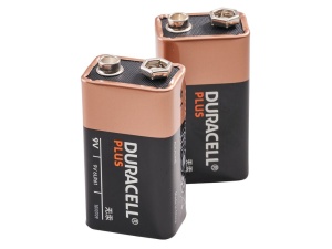 Duracell 9V Battery Pack (Twin Pack)