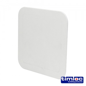 205 x 205 Timloc Access Panel - Plastic - Clip Fit - White Qty Bag 1