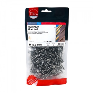 38 x 3.35 Clout Nail - Aluminium 0.25 KG