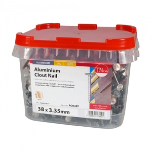 38 x 3.35 Clout Nail - Aluminium 1 KG