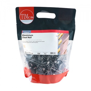 65 x 3.35 Clout Nail - Aluminium 1 KG