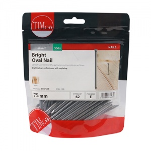 75mm Oval Nail - Bright 0.5 KG