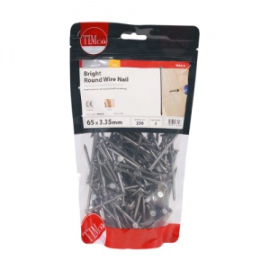 65 x 3.35 Round Wire Nail - Bright 1 KG