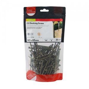 4.5 x 65 C2 Deck-Fix Screw TX20 CSK 145 PCS