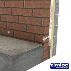 80 Timloc Cavity Wall Drill Vent - Terracotta Qty Box 50