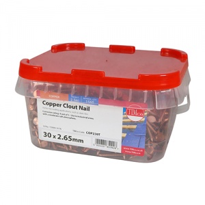 30 x 2.65 Clout Nail - Copper 2.5 KG