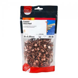 35 x 3.35 Clout Nail - Copper 1 KG