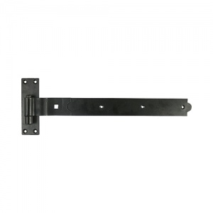 400mm Cranked Band Hook Plate Black 2 PCS