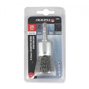 25mm Crimp Wire End Brush 1 EA