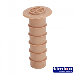 80 Timloc Cavity Wall Drill Vent - Buff Qty Box 50