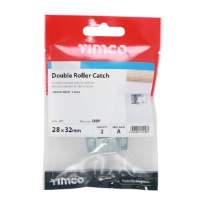 28 x 32 x 1 Double Roller Catches - Zinc Qty TIMpac 2