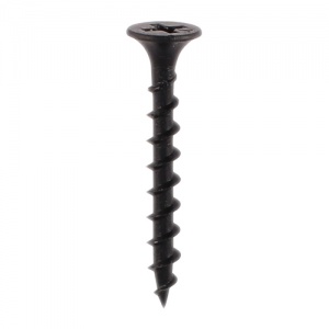 3.5 x 45 Drywall Screw PH2 Coarse Black 1000 PCS