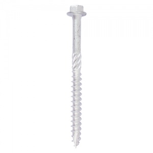 10 x 130 Timber Frame Screw HEX Silver 10 PCS