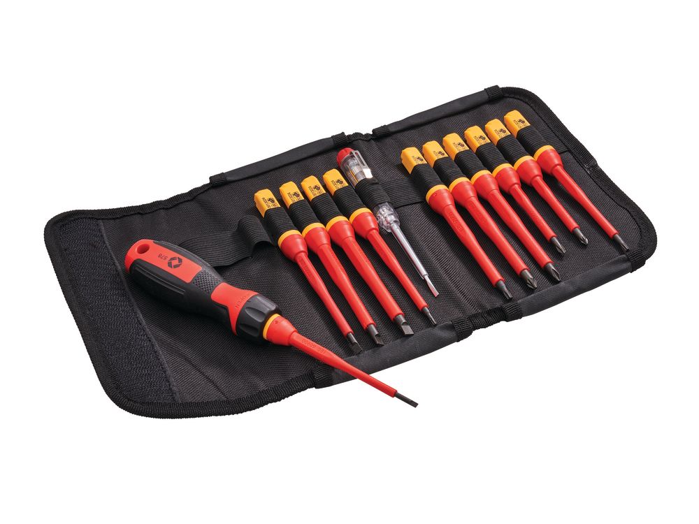 Faithfull 13 Piece Quick Change VDE Screwdriver Set