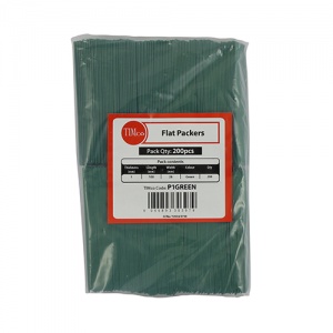 100 x 28 x 1 Flat Packers - Green 200 PCS