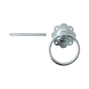 6'' Ring Gate Latch - Plain Zinc 1 EA