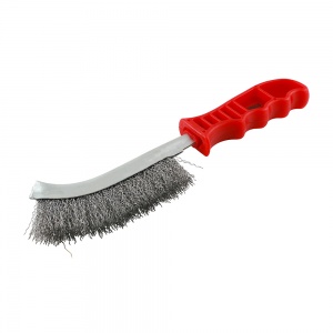 255mm Wire Hand Brush - Steel Qty Unit 1