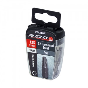 TX25 x 25 TX Drive Driver Bit - S2 Grey 10 PCS