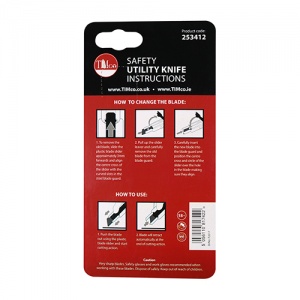 60 x 90 x 0.6 Safety Utility Knife Qty Blister Pack 1