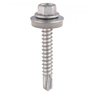 5.5 x 100 Hex Screw S/DRILL No3 BIMET 100 PCS