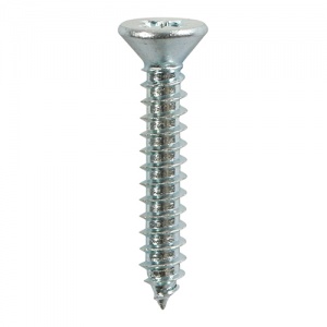 6 x 1 S/Tapping Screw PZ2 CSK - BZP 1000 PCS