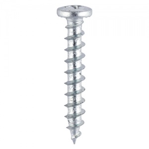 4.8 x 16 PVC Window Screw SH/PAN - BZP 1000 PCS