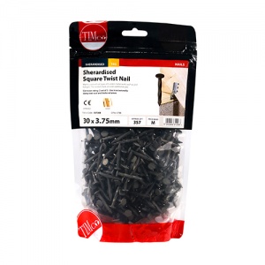 30 x 3.75 Square Twist Nail- Sherardised 1 KG