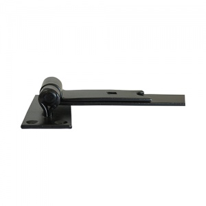 250mm Straight Band Hook Plate Black 2 PCS