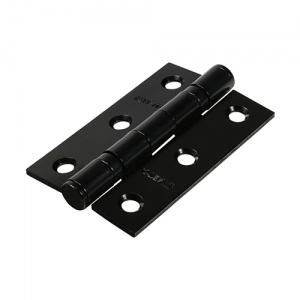 76 x 51 Steel BB Hinge Black 2 PCS