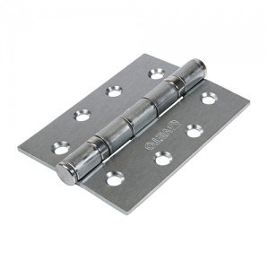 102 x 76 Steel BB Hinge Sat. Chrome 2 PCS