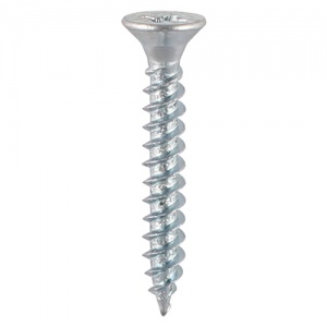 6 x 1 Twin Woodscrew PZ2 CSK - BZP 500 PCS