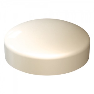 To Fit 3.5 to 4.2 Screw Two Piece Screw Cap - Cream 100 PCS