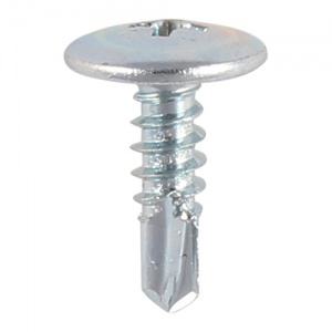 4.2 x 16 Metal Construction Sheet & Framing Screws - PH - Wafer - Self-Drilling - Zinc Qty Box 1000