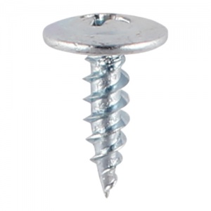 8 x 9/16 Metal Construction Sheet & Framing Screws - PH - Wafer - Sharp Point - Zinc Qty Box 1000