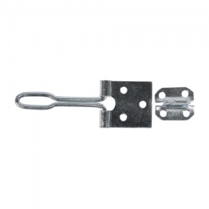 4'' Wire Pattern Hasp-Staple Zinc 1 EA