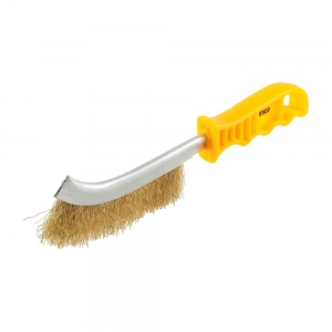 255mm Wire Hand Brush - Brass Qty Unit 1